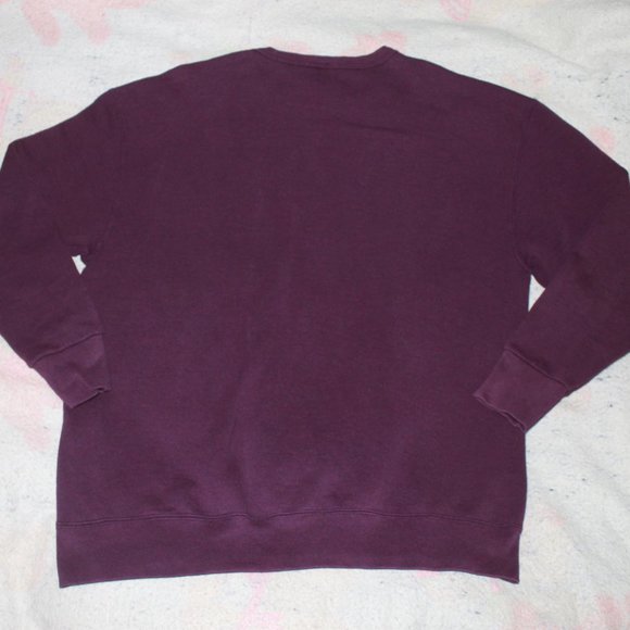 Vintage Fruit of the Loom Easy to Wear Men's Purple Crewneck Sweatshirt Size L - Picture 8 of 13